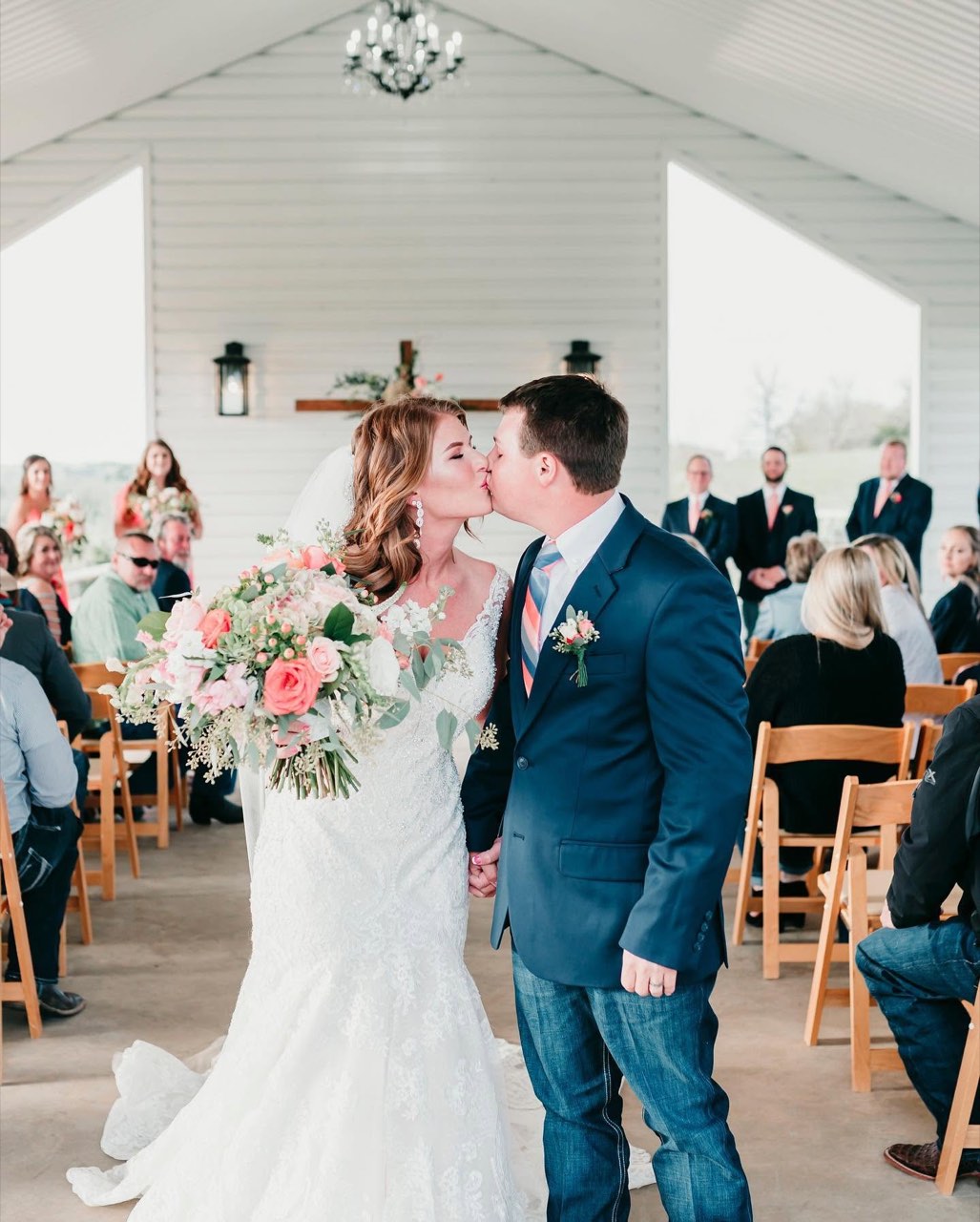 Diamond H3 Ranch open-air chapel wedding, photo 16