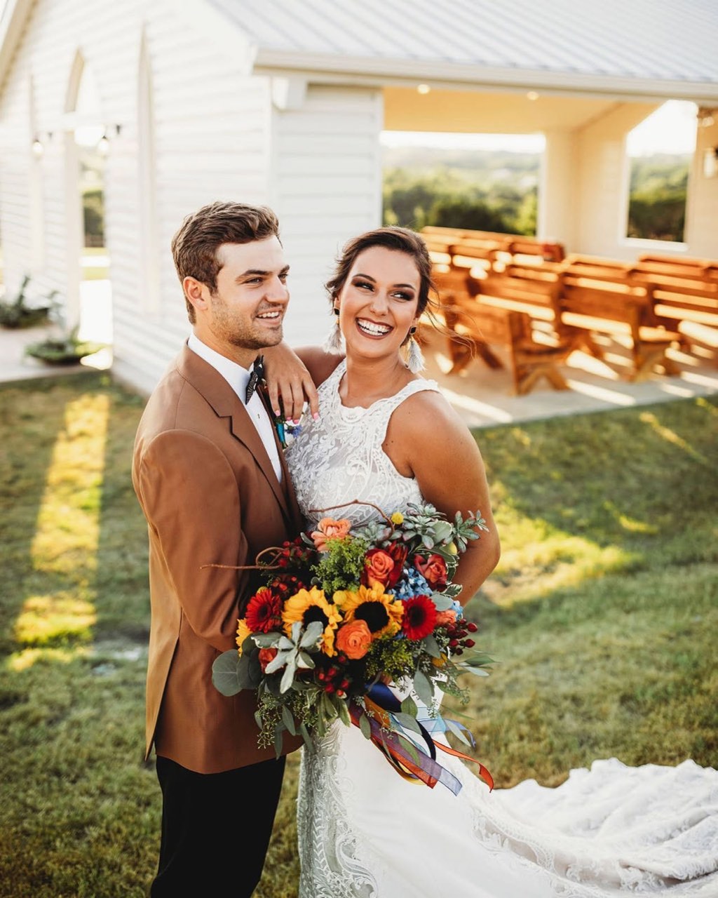 Diamond H3 Ranch open-air chapel wedding, photo 25