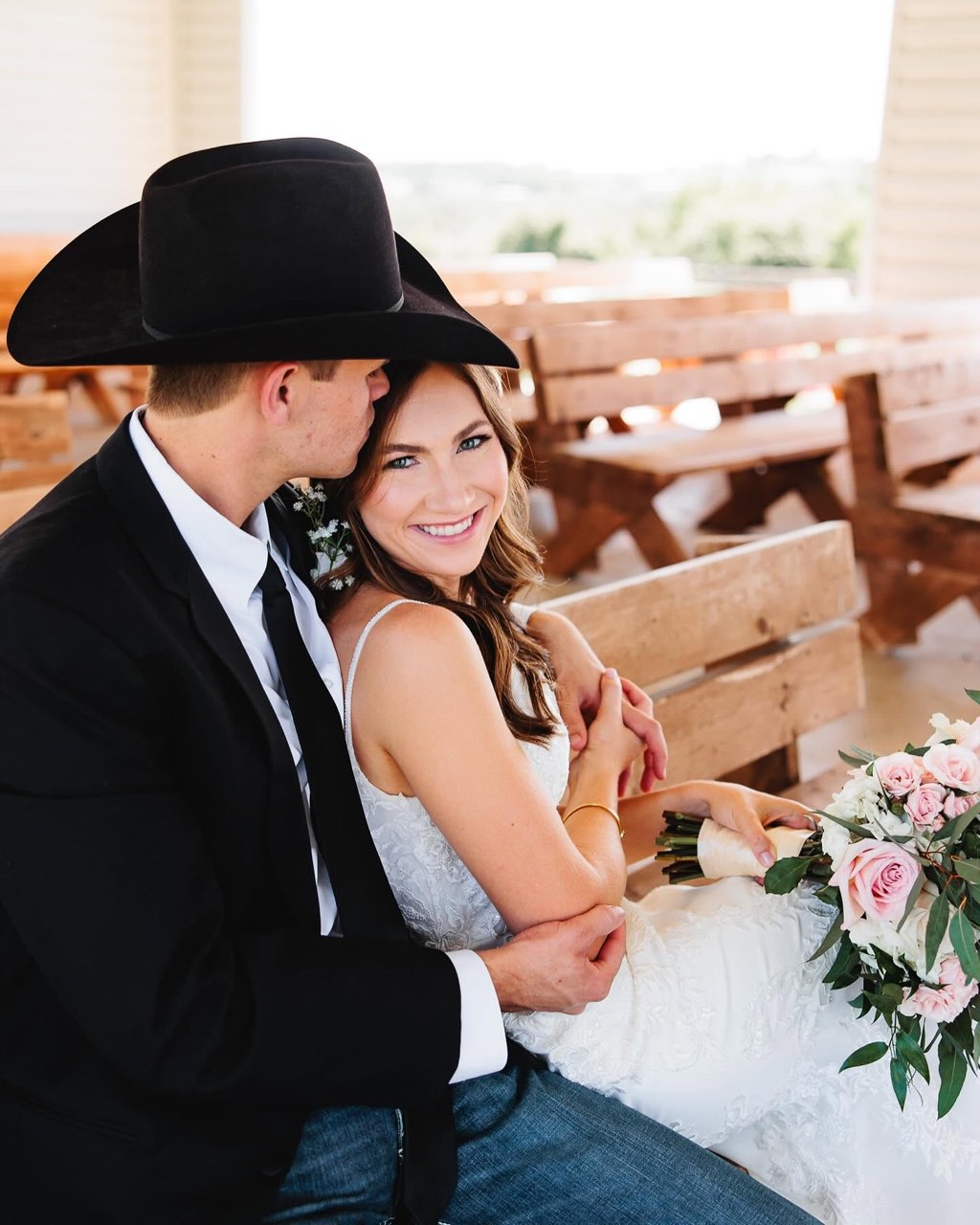 Diamond H3 Ranch open-air chapel wedding, photo 30