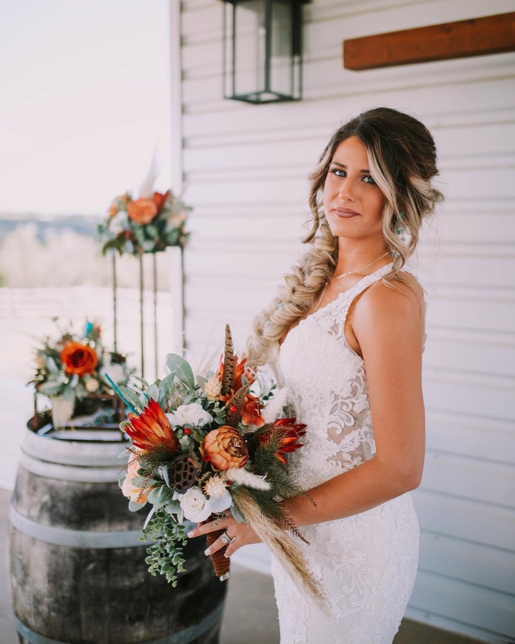 Diamond H3 Ranch open-air chapel wedding, photo 35