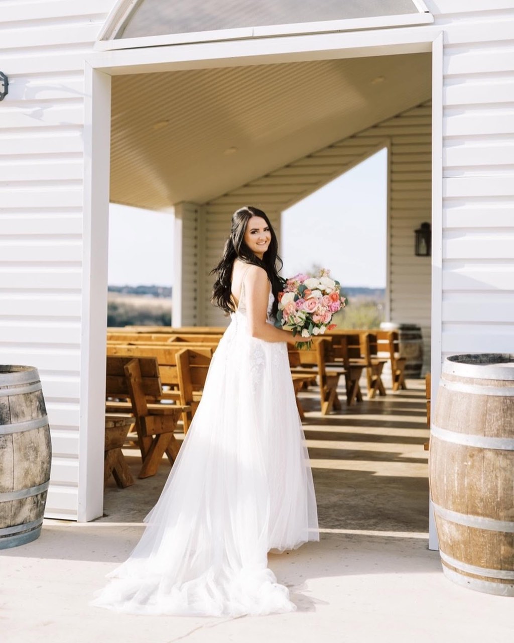 Diamond H3 Ranch open-air chapel wedding, photo 37