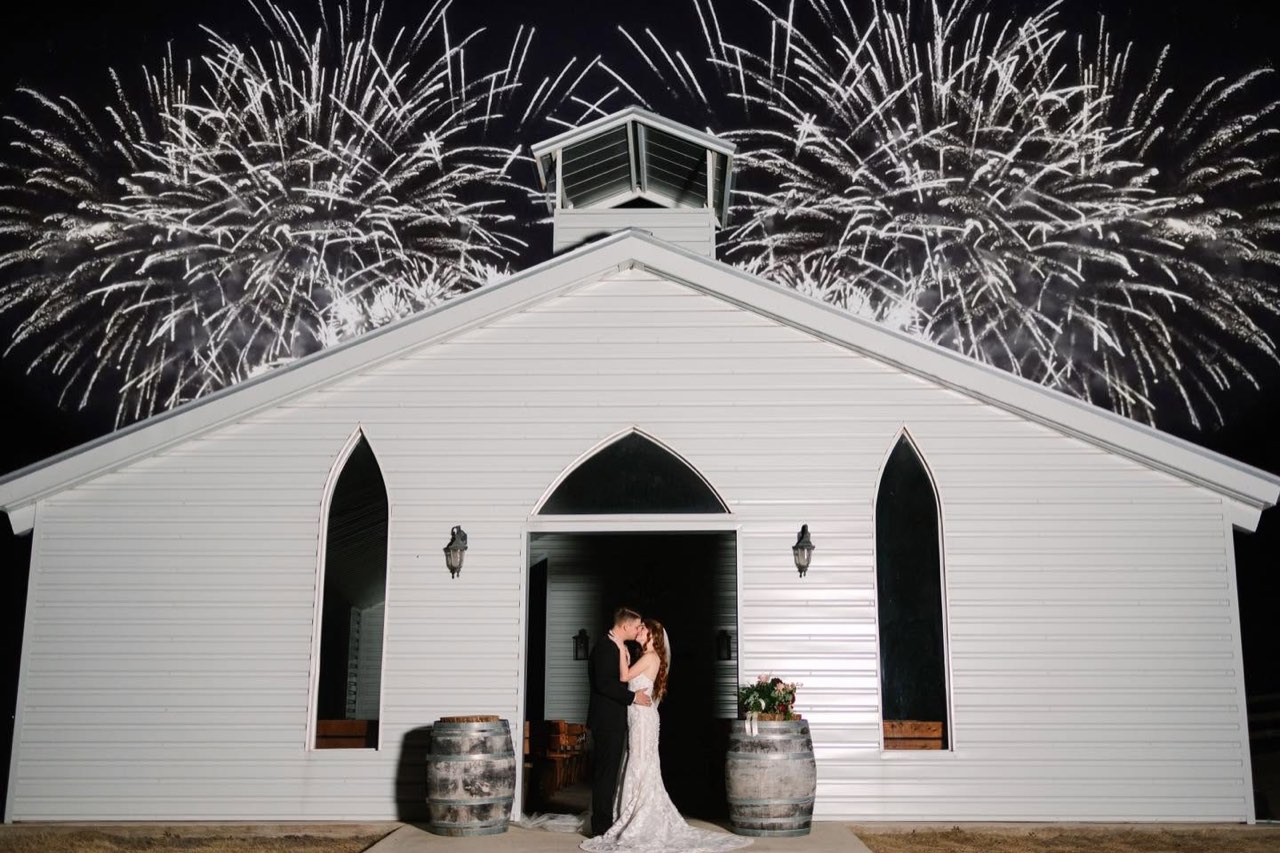 Diamond H3 Ranch open-air chapel wedding, photo 44