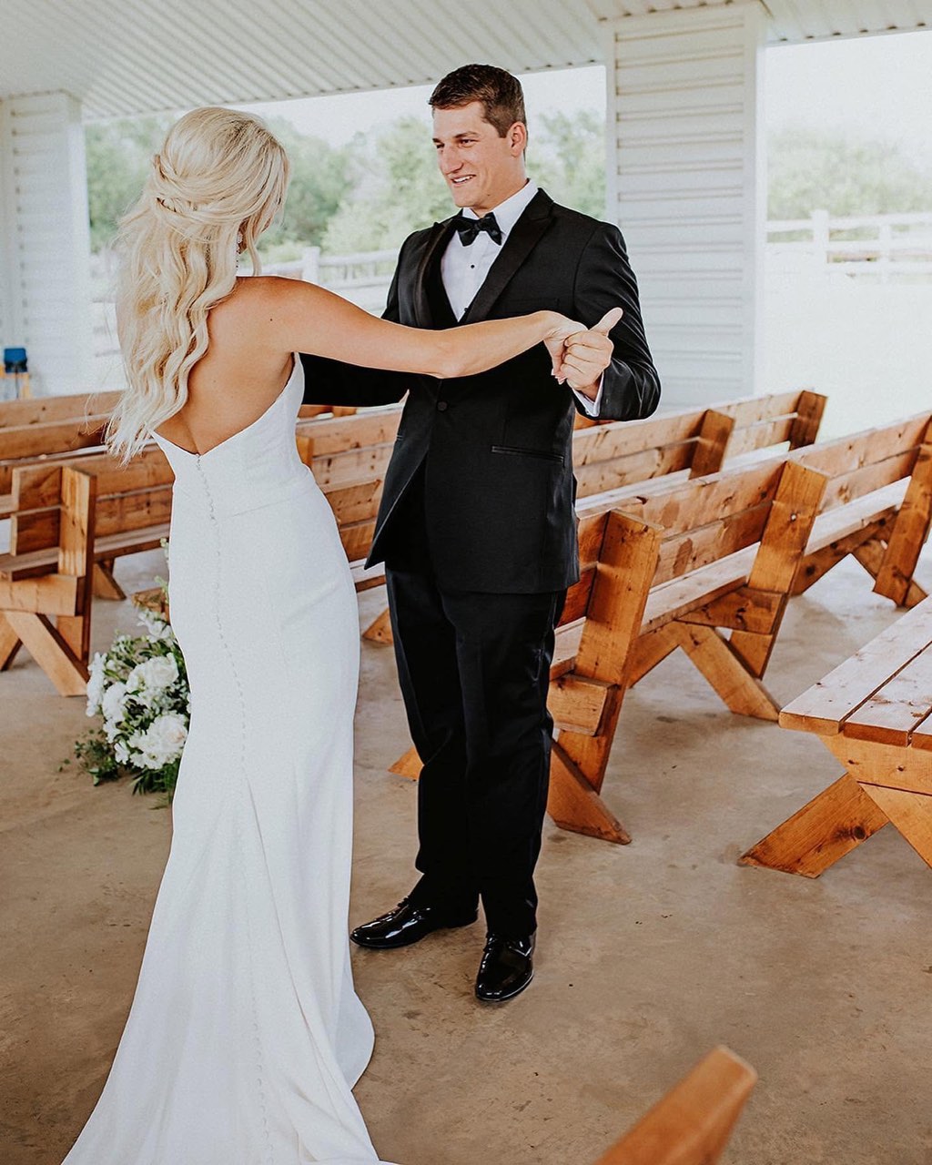 Diamond H3 Ranch open-air chapel wedding, photo 48
