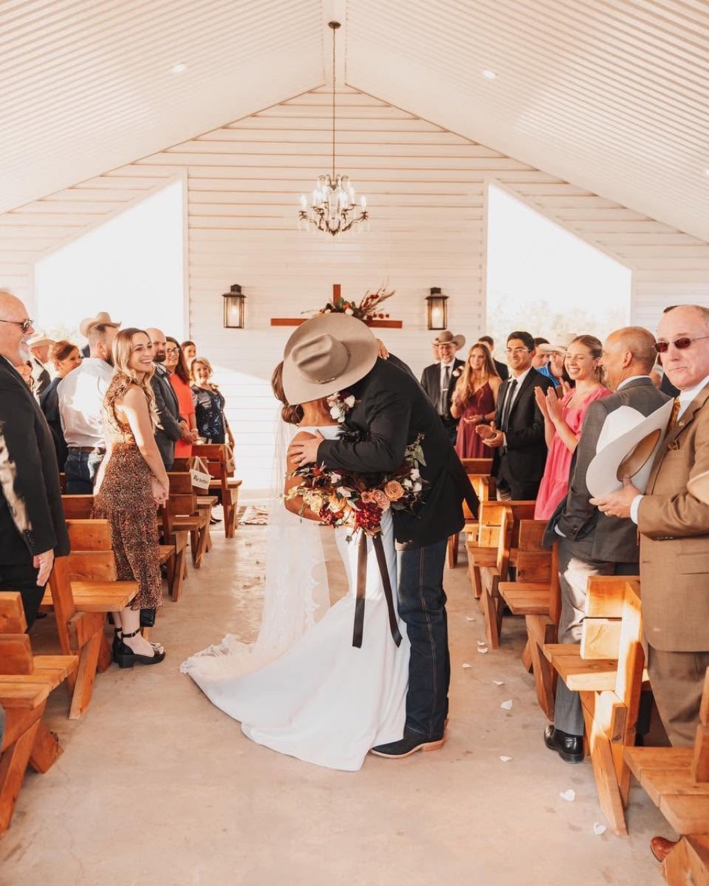 Diamond H3 Ranch open-air chapel wedding, photo 59